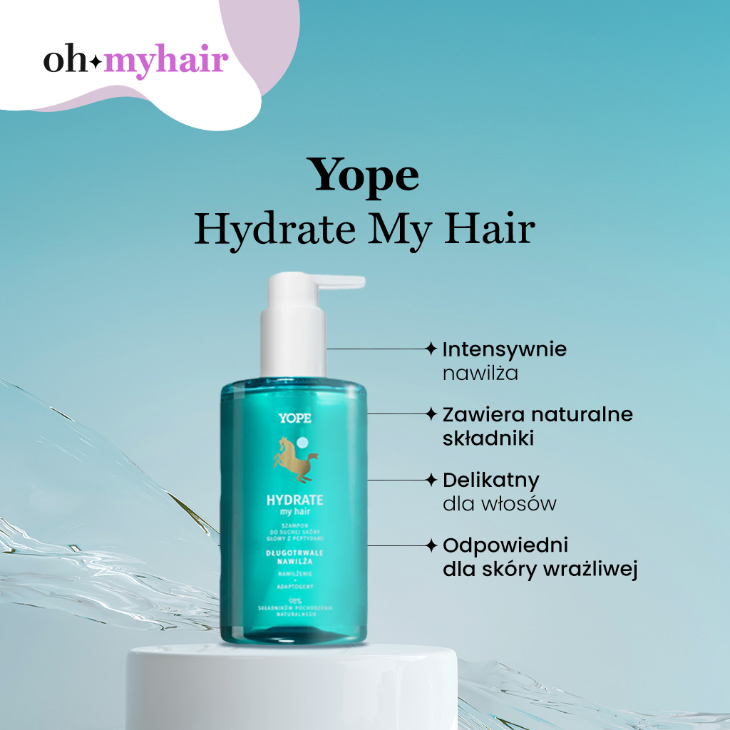 Yope HYDRATE my HAIR – infografika