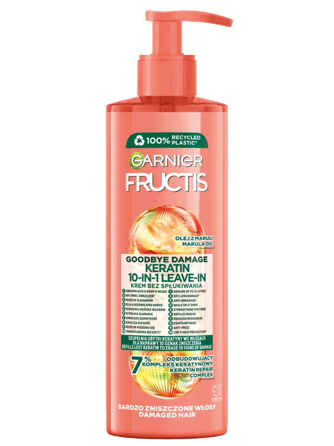 Garnier Fructis Goodbye Damage Krem do włosów, bez spłukiwania, 10w1
