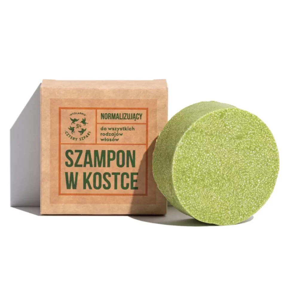 Normalizujący szampon w kostce Cztery Szpaki