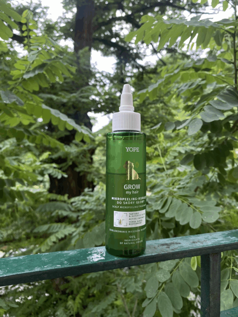 Mikropeeling-kuracja do skóry głowy Yope GROW my hair