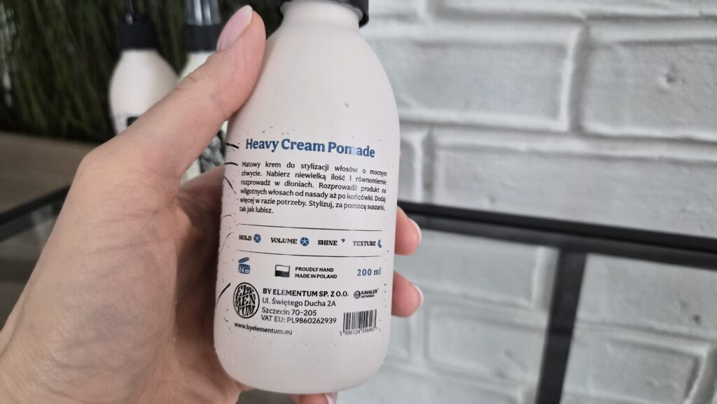 krem glinka By Elementum Nubibus - skład