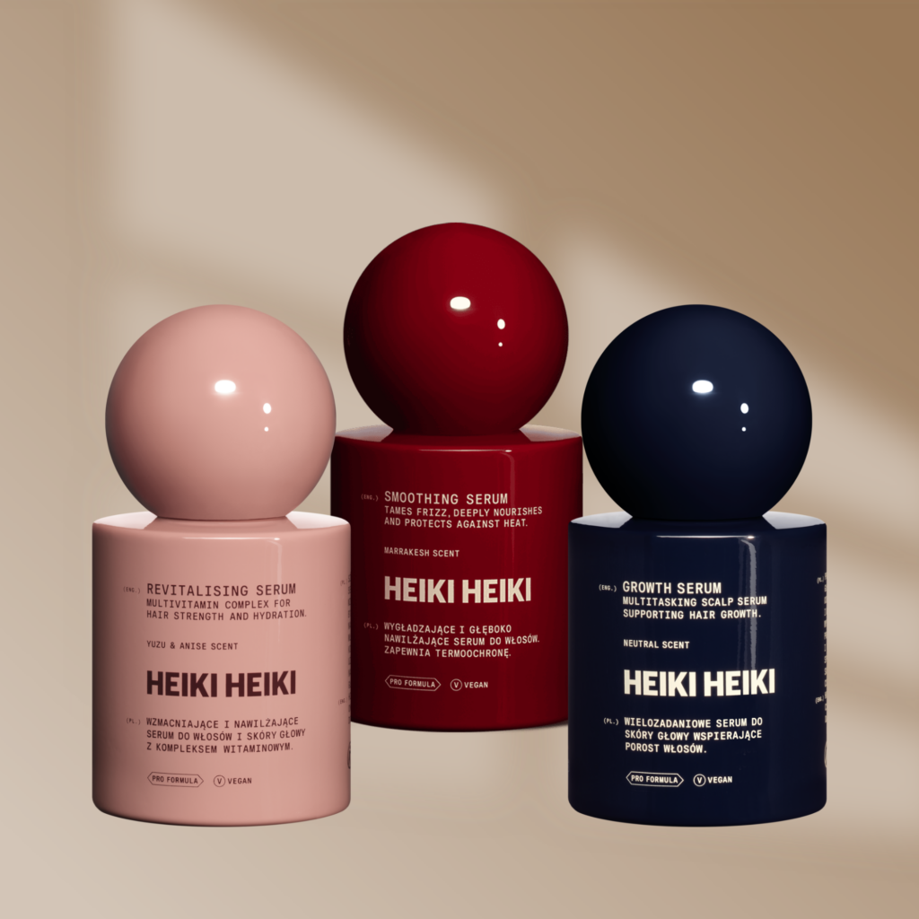 Sera do włosów i skóry głowy Heiki Heiki
