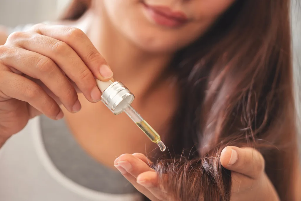 Serum aplikowane na końcówki włosów