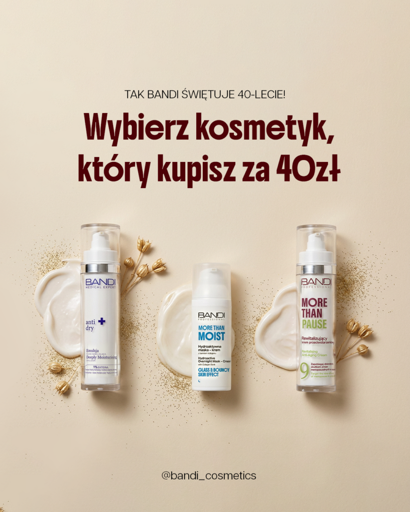 Bandi kończy 40 lat. Do 19 września to czytelniczki wybierają jubileuszowy krem za 40 zł