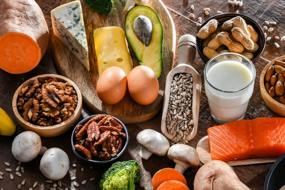 Przykładowe dania i produkty spożywcze zawierające biotynę 