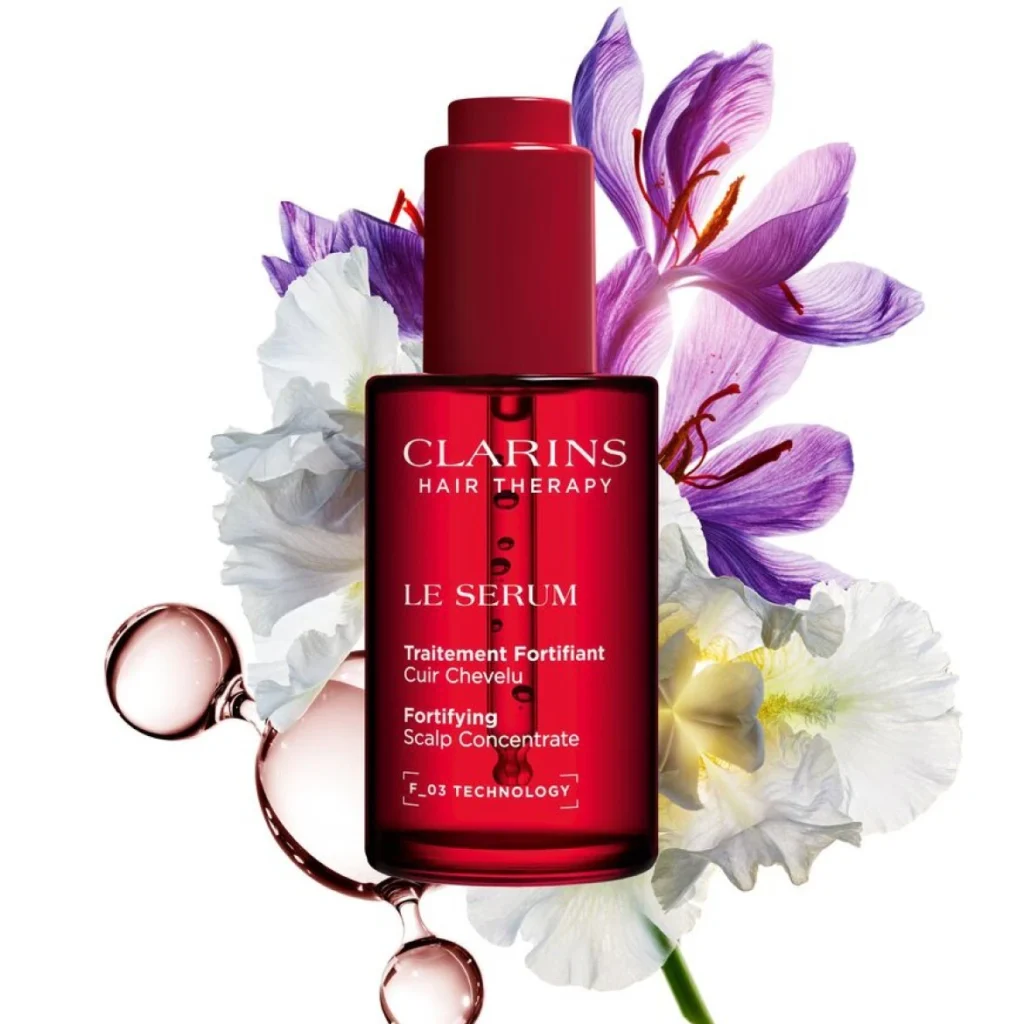 Serum do skóry głowy Clarins Hair Therapy; źródło: clarins.pl